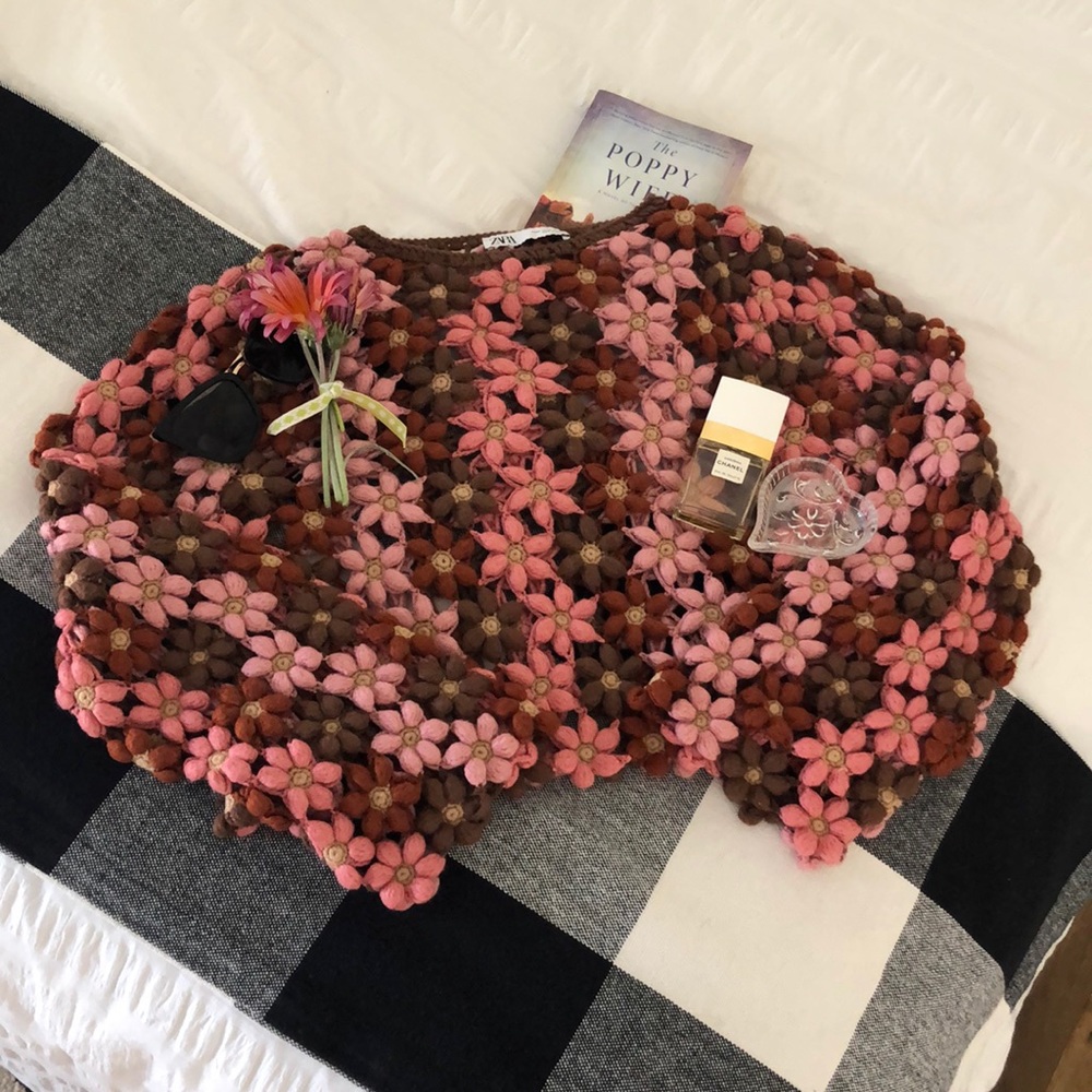 Zara Crochet Sweater